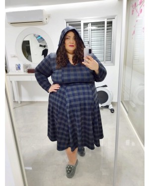 שמלת מאסאל משובצת 